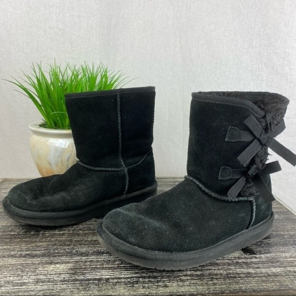 Ugg Black Koolabura Victoria Short Bow Boots 5